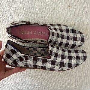 Rothy's Brown and White Flats Timeless Comfort